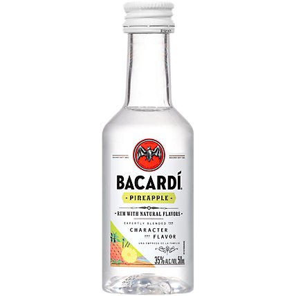 Bacardi Rum With Natural Flavor Pineapple - 50 Ml - Image 1