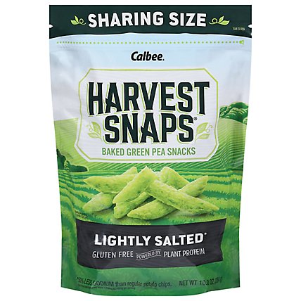 Harvest Snaps Lightly Salted Green Pea Snack Crisps - 10 Oz. - Image 2