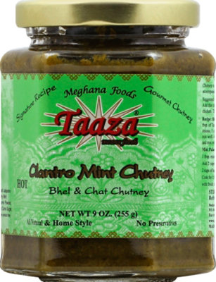 Taaza Mint Cilantro Chutney - 9 Oz - Image 2