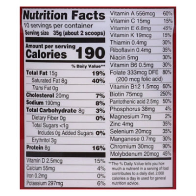 Slimfast Keto Vanilla Cake Batter Meal Replacement Powder - 12.2 Oz