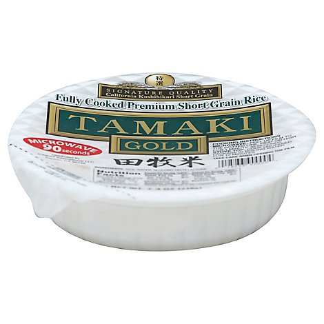Tamaki Fully Cooked Preminum Short Grain Gold Rice - 7.4 Oz