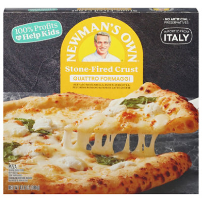 Newman's Own Stone-Fired Crust Quattro & Formaggi Pizza - 13.6 Oz - Image 3