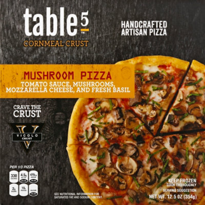 Table5 Pi Pizza Artisan Mushroom Frozen - 12.5 Oz - Image 2