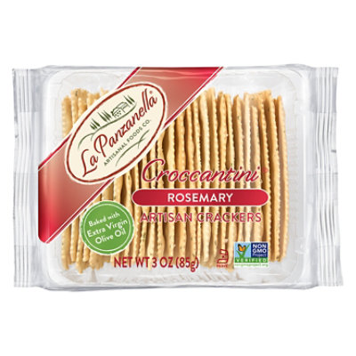 La Panzanella Rosemary Croccantini Mini Artisan Crackers - 3 Oz - Image 1