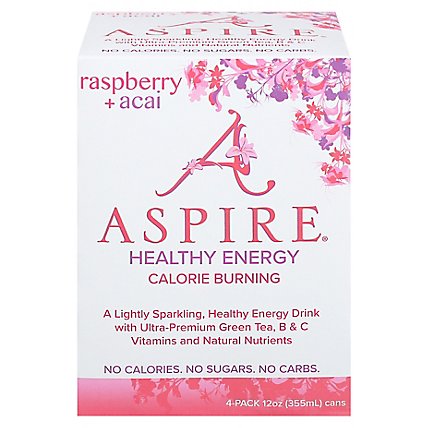 Aspire Energy Raspberry Acai 4pk - 48 Oz - Image 3