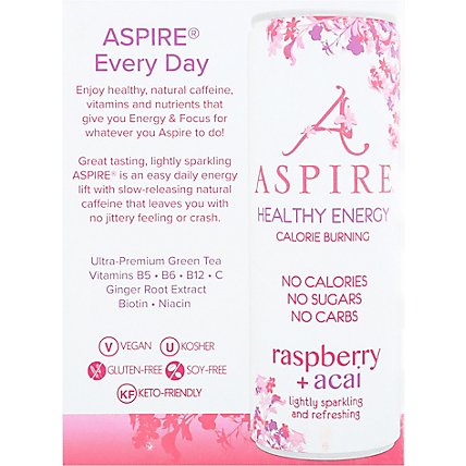 Aspire Energy Raspberry Acai 4pk - 48 Oz - Image 6