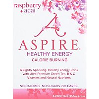 Aspire Energy Raspberry Acai 4pk - 48 Oz - Image 2