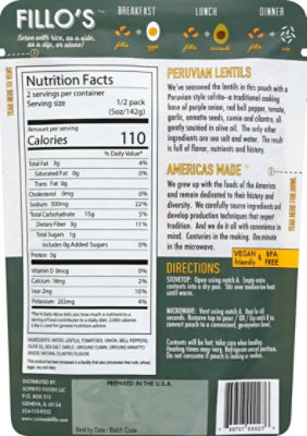Fillos Beans Lentil Peruvian Sof - 10 Oz - Image 5