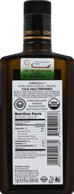 Lorenzo Olive Oil Extra Virgin Cerasuola No 1 - 16.9 Oz - Image 3