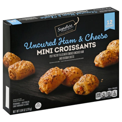  Signature SELECT Mini Croissants Ham & Cheese - 9.84 Oz 