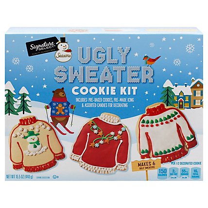 Signature Select Ugly Sweater Cookie Kit - 15.5 Oz - Image 3