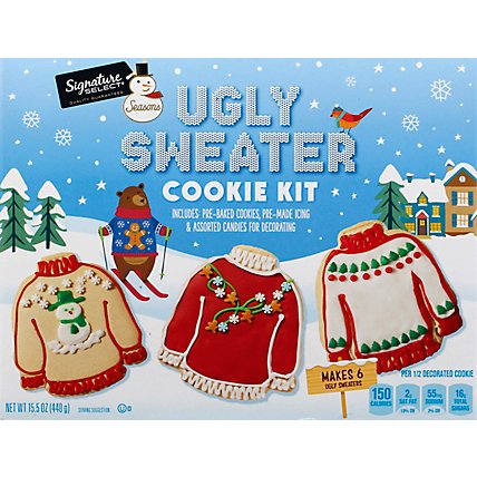 Signature Select Ugly Sweater Cookie Kit - 15.5 Oz - Image 6
