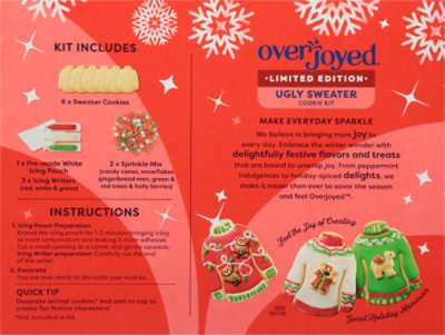 Overjoyed Ugly Sweater Cookie Kit - 6 Each - Image 5