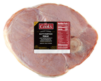 Cooks Ham Butt Portion - 8 Lb