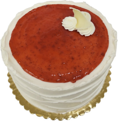 Raspberry Cake 8 Inch 2 Layer - Each - Image 1