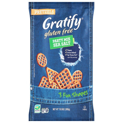 Gratify Mix Party Pretzel Ssalt - 10.5 Oz - Image 1