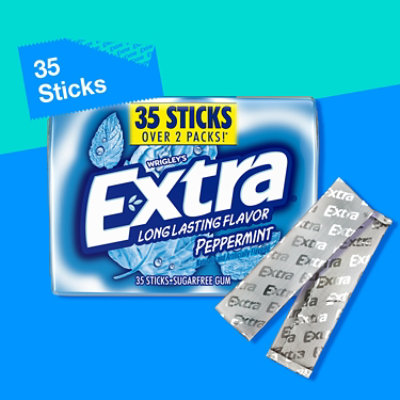 Extra Sugar Free Chewing Gum Peppermint Mega Pack - 35 Count - Image 2