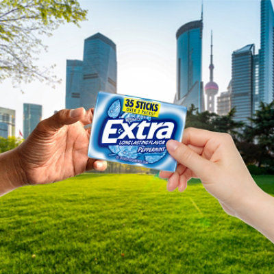 Extra Sugar Free Chewing Gum Peppermint Mega Pack - 35 Count - Image 5