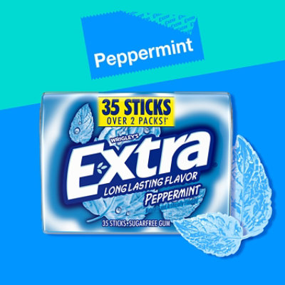 Extra Sugar Free Chewing Gum Peppermint Mega Pack - 35 Count - Image 3