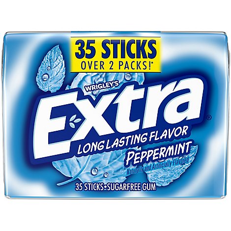 Extra Sugar Free Chewing Gum Peppermint Mega Pack - 35 Count