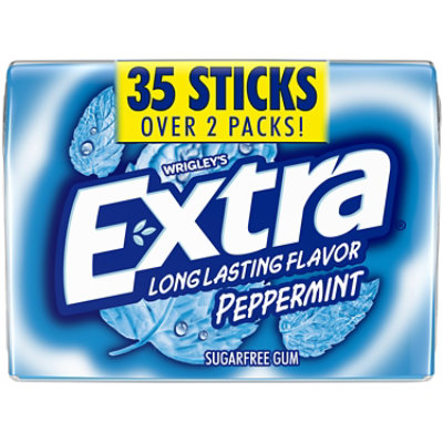 Extra Sugar Free Chewing Gum Peppermint Mega Pack - 35 Count