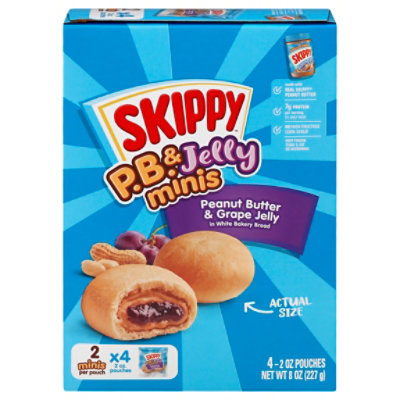 Skippy Peanut Butter & Grape Jelly On White Bread - 4-2 Oz - Image 3