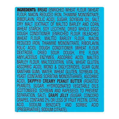 Skippy Peanut Butter & Grape Jelly On White Bread - 4-2 Oz - Image 5