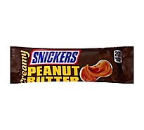 Snickers Creamy Peanut Butter Square Candy Bars Single Size  1.4 Oz