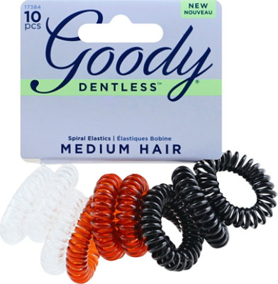 Goody Dentless Elastics Spiral Medium - 10 Count - Image 2