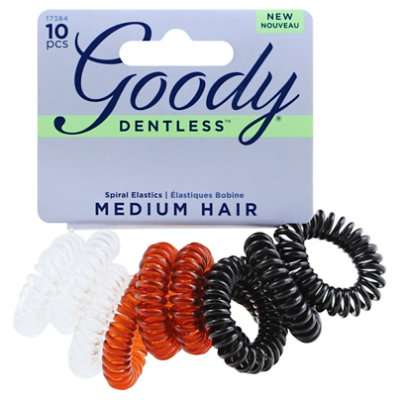 Goody Dentless Elastics Spiral Medium - 10 Count - Image 1