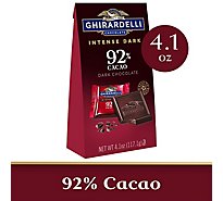 Ghirardelli Intense Dark 92% Cacao Chocolate Squares -  4.1 Oz