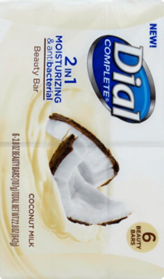 Dial Coconut Milk Beauty Bar Soap - 6-3.8 Oz - Image 3