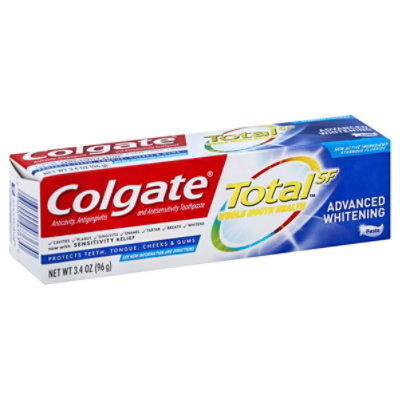 Colgate Total Advanced Whitening Toothpaste - 3.4 Oz - Pavilions