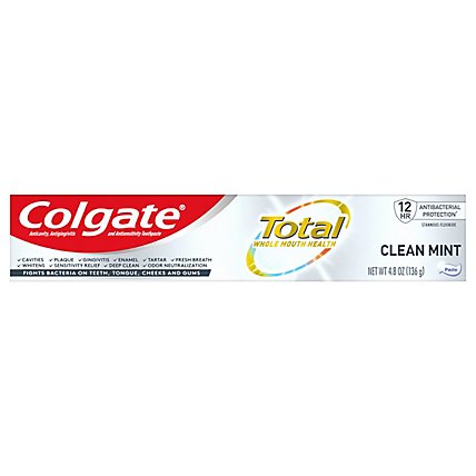 Colgate Total Clean Mint Paste Toothpaste - 4.8 Oz - Image 3