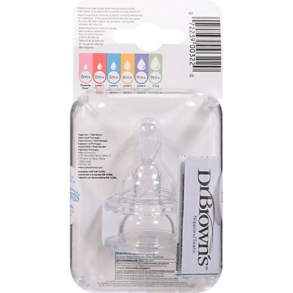 Dr Brown Level 2 Natural Flow Silicone Nipples - Image 4