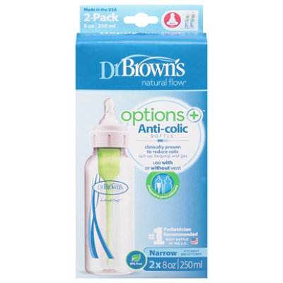 Dr Brown Natural Flow Anti-Colic Bottle 2 Pack - Star Market