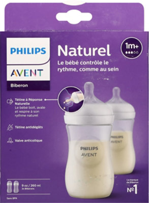 Avent Natural 9 Ounce Bottle - 2 Count - Image 4