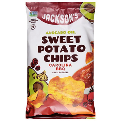 Jacksons Sweet Potato Chips Carolina BBQ - 5 Oz - Image 1