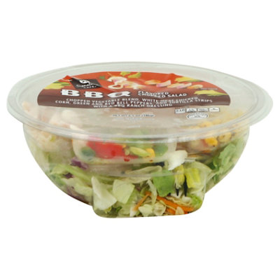 chopped salad signature bbq flavored oz cafe