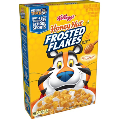 Frosted Flakes 8 Vitamins and Minerals Honey Nut Breakfast Cereal - 13.7 Oz  - Safeway