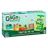GoGo squeeZ Applesauce Variety Pack Apple Apple Gimme Five! - 12-3.2 Oz - Image 1