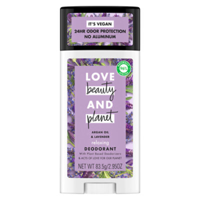 Love Beauty and Planet Deodorant Relaxing Argan Oil & Lavender - 2.95 Oz