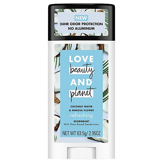 Love Beauty and Planet Deodorant Refreshing Coconut Water & Mimosa Flower - 2.95 Oz