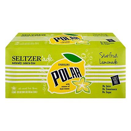 Polar Seltzer Starfruit Lemonade - 8-12 Fl. Oz. - Image 3
