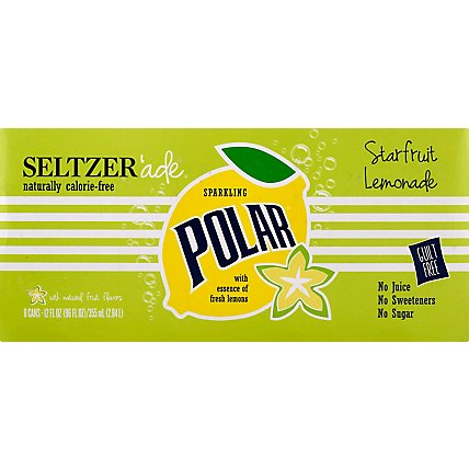 Polar Seltzer Starfruit Lemonade - 8-12 Fl. Oz. - Image 6