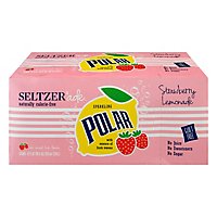 Polar Seltzer Strawberry Lemonade - 8-12 Fl. Oz. - Image 3