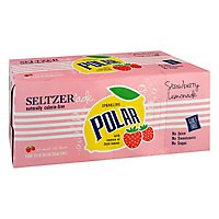 Polar Seltzer Strawberry Lemonade - 8-12 Fl. Oz. - Image 1