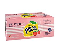 Polar Seltzer Strawberry Lemonade - 8-12 Fl. Oz.