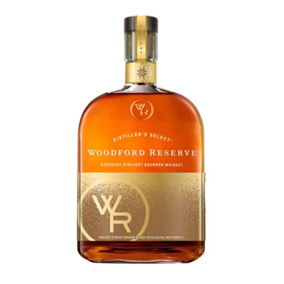 Woodford Reserve Holiday Edition Kentucky Straight 90.4 Proof Bourbon Whiskey Bottle - 1 Liter - Image 1