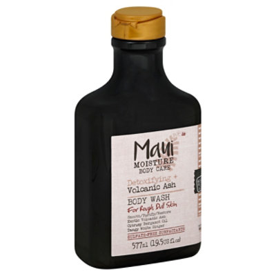 MAUI MOISTURE Body Wash Detoxifying + Volcanic Ash For Rough Dull Skin ...